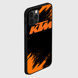 Чехол для iPhone 12 Pro Max KTM, цвет: 3D-черный — фото 2