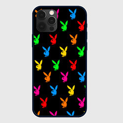 Чехол для iPhone 12 Pro Max PLAYBOY, цвет: 3D-черный