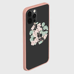 Чехол для iPhone 12 Pro Max САКУРА, цвет: 3D-светло-розовый — фото 2