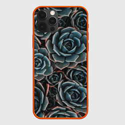 Чехол для iPhone 12 Pro Max Цветы Розы, цвет: 3D-красный