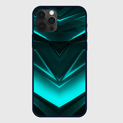 Чехол для iPhone 12 Pro Max NEON GEOMETRY STRIPES, цвет: 3D-черный