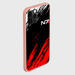 Чехол для iPhone 12 Pro Max MASS EFFECT N7, цвет: 3D-светло-розовый — фото 2