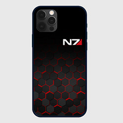 Чехол для iPhone 12 Pro Max MASS EFFECT N7, цвет: 3D-черный