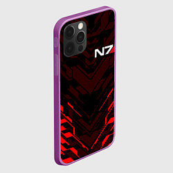 Чехол для iPhone 12 Pro Max MASS EFFECT N7, цвет: 3D-сиреневый — фото 2