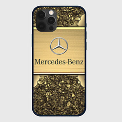 Чехол iPhone 12 Pro Max MERCEDES GOLD