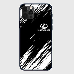 Чехол для iPhone 12 Pro Max LEXUS, цвет: 3D-черный