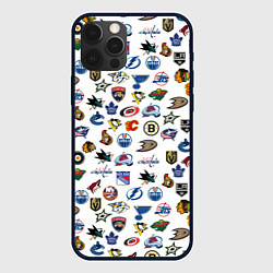 Чехол iPhone 12 Pro Max NHL PATTERN Z