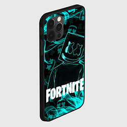 Чехол для iPhone 12 Pro Max Fortnite Marshmello, цвет: 3D-черный — фото 2