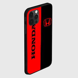 Чехол для iPhone 12 Pro Max HONDA, цвет: 3D-черный — фото 2