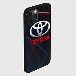 Чехол для iPhone 12 Pro Max TOYOTA, цвет: 3D-черный — фото 2