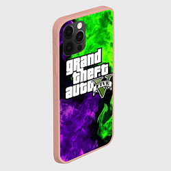 Чехол для iPhone 12 Pro Max GTA 5, цвет: 3D-светло-розовый — фото 2