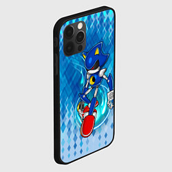 Чехол для iPhone 12 Pro Max Metal Sonic, цвет: 3D-черный — фото 2