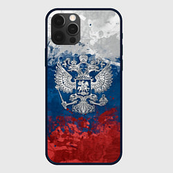 Чехол для iPhone 12 Pro Max Россия, цвет: 3D-черный