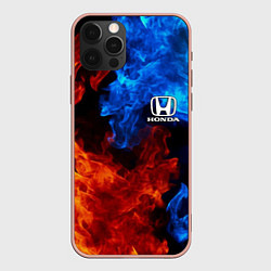 Чехол для iPhone 12 Pro Max HONDA, цвет: 3D-светло-розовый