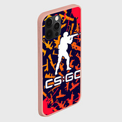 Чехол для iPhone 12 Pro Max CS GO КС ГО, цвет: 3D-светло-розовый — фото 2