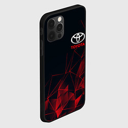 Чехол для iPhone 12 Pro Max TOYOTA, цвет: 3D-черный — фото 2