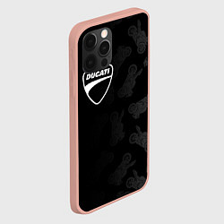 Чехол для iPhone 12 Pro Max DUCATI 1, цвет: 3D-светло-розовый — фото 2