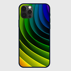 Чехол для iPhone 12 Pro Max Color 2058, цвет: 3D-черный