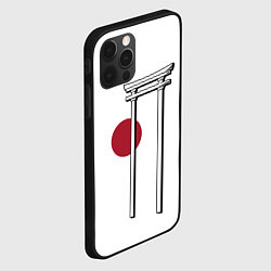Чехол для iPhone 12 Pro Max Япония Тории Z, цвет: 3D-черный — фото 2