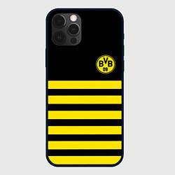 Чехол для iPhone 12 Pro Max BORUSSIA, цвет: 3D-черный