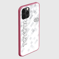 Чехол для iPhone 12 Pro Max TOYOTA, цвет: 3D-малиновый — фото 2