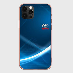 Чехол для iPhone 12 Pro Max TOYOTA, цвет: 3D-светло-розовый