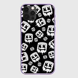 Чехол для iPhone 12 Pro Max MARSHMELLO, цвет: 3D-сиреневый