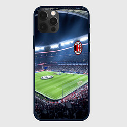 Чехол для iPhone 12 Pro Max FC MILAN, цвет: 3D-черный
