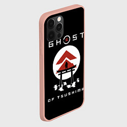 Чехол для iPhone 12 Pro Max Ghost of Tsushima, цвет: 3D-светло-розовый — фото 2
