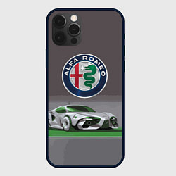 Чехол iPhone 12 Pro Max Alfa Romeo motorsport