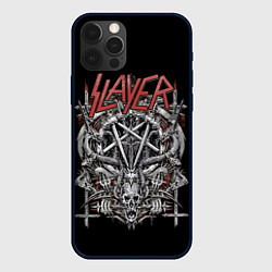 Чехол для iPhone 12 Pro Max Slayer, цвет: 3D-черный