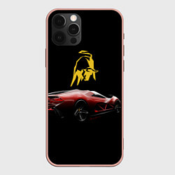 Чехол iPhone 12 Pro Max Lamborghini - motorsport