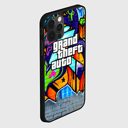 Чехол для iPhone 12 Pro Max GTA, цвет: 3D-черный — фото 2