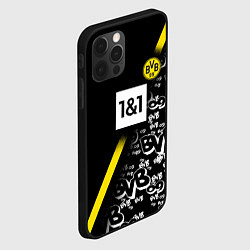 Чехол для iPhone 12 Pro Max Dortmund 20202021 ФОРМА, цвет: 3D-черный — фото 2