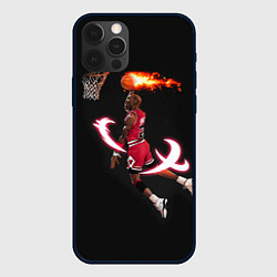 Чехол для iPhone 12 Pro Max MICHAEL JORDAN, цвет: 3D-черный