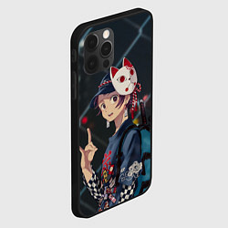 Чехол для iPhone 12 Pro Max Танджиро Камадо, цвет: 3D-черный — фото 2