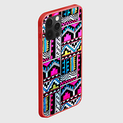 Чехол для iPhone 12 Pro Max Ацтеки, цвет: 3D-красный — фото 2