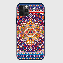 Чехол для iPhone 12 Pro Max Ковер, цвет: 3D-черный