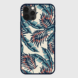 Чехол для iPhone 12 Pro Max Тихие тропики, цвет: 3D-черный