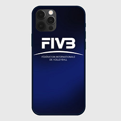 Чехол для iPhone 12 Pro Max FIVB Volleyball, цвет: 3D-черный