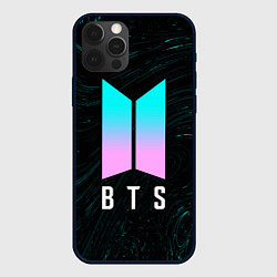 Чехол для iPhone 12 Pro Max BTS БТС, цвет: 3D-черный