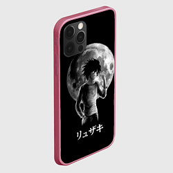 Чехол для iPhone 12 Pro Max Death Note, цвет: 3D-малиновый — фото 2