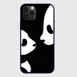 Чехол для iPhone 12 Pro Max Panda, цвет: 3D-черный