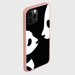 Чехол для iPhone 12 Pro Max Panda, цвет: 3D-светло-розовый — фото 2