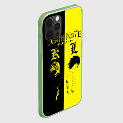 Чехол для iPhone 12 Pro Max Death Note, цвет: 3D-салатовый — фото 2