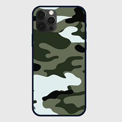 Чехол для iPhone 12 Pro Max Camouflage 2, цвет: 3D-черный