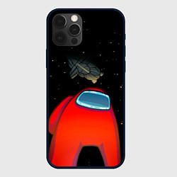 Чехол для iPhone 12 Pro Max Among Us, цвет: 3D-черный
