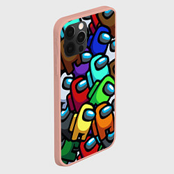 Чехол для iPhone 12 Pro Max Among us, цвет: 3D-светло-розовый — фото 2