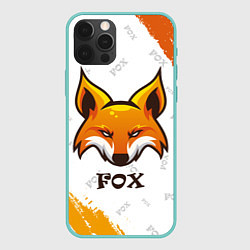 Чехол для iPhone 12 Pro Max FOX, цвет: 3D-мятный