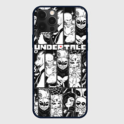 Чехол для iPhone 12 Pro Max UNDERTALE, цвет: 3D-черный